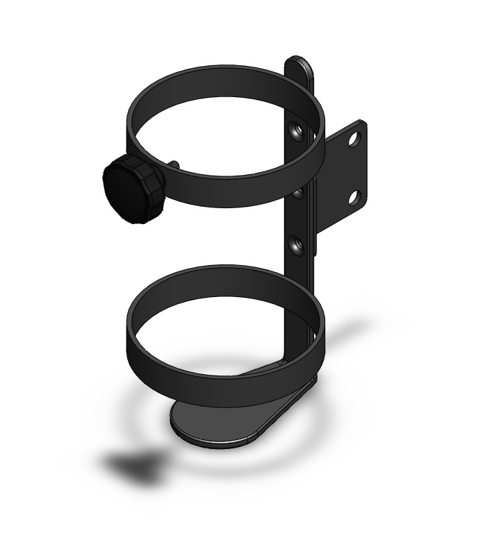 Zuurstoffleshouder rond 107mm - Afbeelding 4